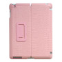 Чехол для iPad 2/3/4 Borofone Crocodile case pink  - фото 3