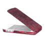 Чехол для iPhone 5 Borofone Lizard flip leather case wine red 