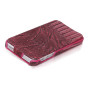 Чехол для iPhone 5 Borofone Lizard flip leather case wine red  - фото 3