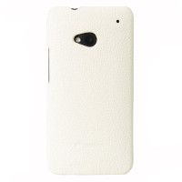 Чехол для HTC One Dual Sim Melkco Snap leather cover, white [O2M7DSLOLT1WELC]