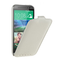 Чехол для HTC One M8 Melkco Jacka leather case, white [O2O2M8LCJT1WEPULC]