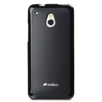 Чехол для HTC One Mini M4 Melkco Poly Jacket TPU cover, black [O2O2M4TULT2BKMT]