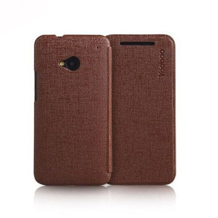 Чехол для HTC One Yoobao Slim leather case, coffee [PCHTCONE-SCF]
