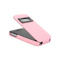 Чехол для iPhone 4/4S HOCO Marquess classic leather case, pink