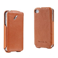 Чехол для iPhone 4 Momax Litchi flip case, brown [GMSDAPIP4SA07]
