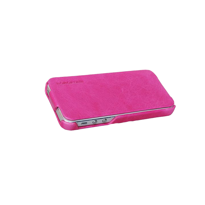 Чехол для iPhone 5/5S Borofone General flip leather case, pink [BI-L028]