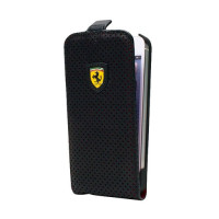 Чехол для iPhone 5/5S Ferrari Challenge flip case, full perforated [FECHFPFLP5]
