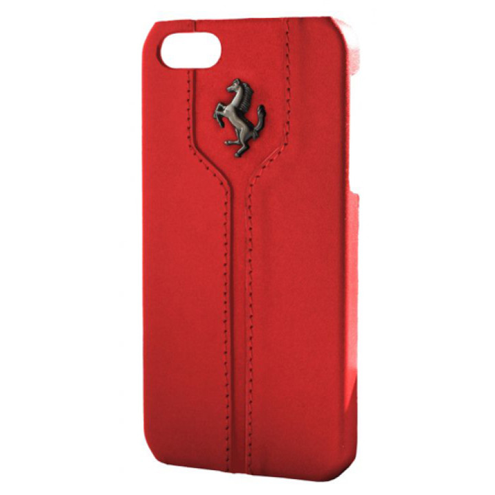 Чехол для iPhone 5/5S Ferrari Montecarlo leather cover case, red [FEMTHCP5RE]
