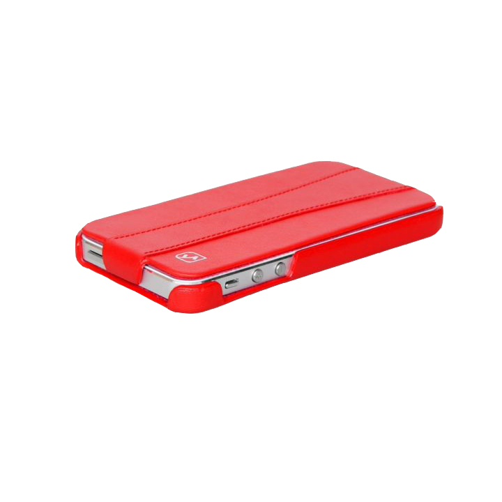 Чохол для iPhone 5/5S HOCO Earl Classic flip leather case, red [HI-L020]