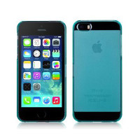 Чехол для iPhone 5/5S Momax Clear Breeze cover case, light blue [CUAPIP5SB2]