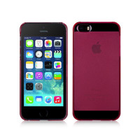 Чохол для iPhone 5/5S Momax Clear Breeze cover case, red [CUAPIP5SR]
