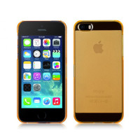 Чехол для iPhone 5/5S Momax Clear Breeze cover case, yellow [CUAPIP5SY]