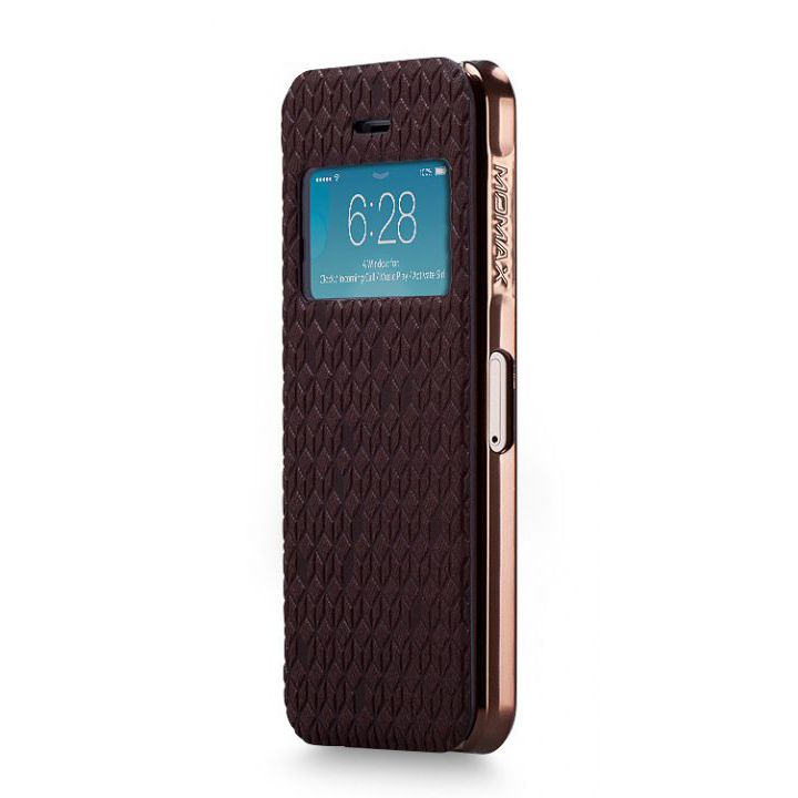 Чехол для iPhone 5/5S Momax Haute Couture case, brown [HVAPIP5SF]