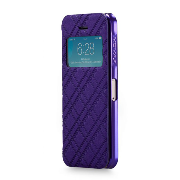 Чехол для iPhone 5/5S Momax Haute Couture case, purple [HVAPIP5SU]