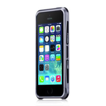 Чехол для iPhone 5/5S Momax Pro Frame New Edition, gray [CFAPIP5SA]