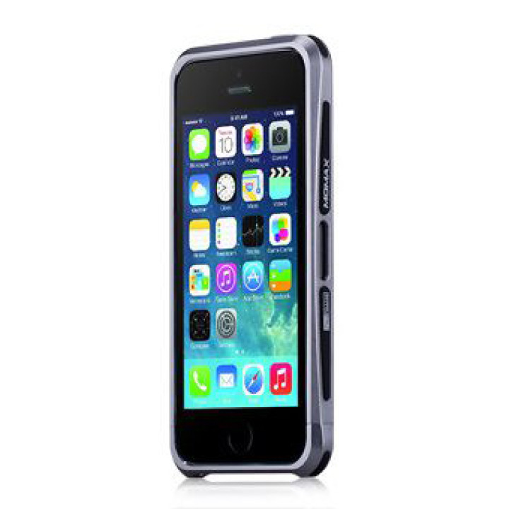 Чехол для iPhone 5/5S Momax Pro Frame New Edition, gray [CFAPIP5SA]