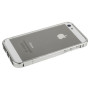 Чехол для iPhone 5/5S Momax Pro Frame, silver [PFAPIP5S]  - фото 2