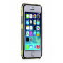 Чехол для iPhone 5/5S Momax The Slender bumper, black/yellow [CFAPIP5SBY] 