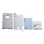 Чехол для iPhone 5/5S Momax Ultra Touch Metal case, silver [CHUTAPIP5ES]  - фото 4