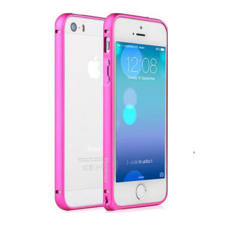 Чехол для iPhone 5/5S Yoobao Metal aluminum alloy Bumper II, red [Bumperi5/5s-RD]