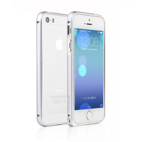 Чехол для iPhone 5/5s Yoobao Soft edge metal aluminum alloy bumper II, silver [Bumperi5/5s-SSV]