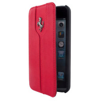 Чехол для iPhone 5C Ferrari Montecarlo book leather case, red [FEMTFLBKPMRE]