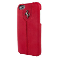 Чехол для iPhone 5C Ferrari Montecarlo leather cover case, red [FEMTHCPMRE]