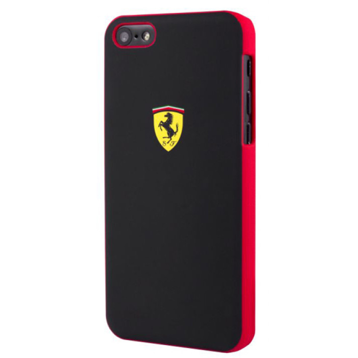 Чехол для iPhone 5C Ferrari Scuderia cover case, black [FESCHCPMBL]