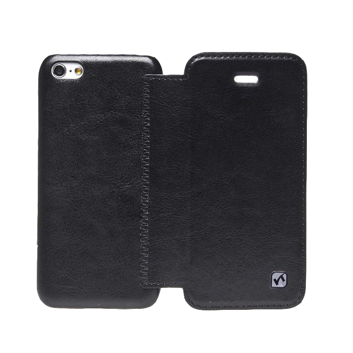 Чехол для iPhone 5C HOCO Crystal book leather case, black [HI-L038]
