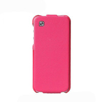 Чехол для iPhone 5C HOCO Duke flip leather case, rose red [HI-L039]
