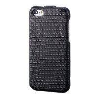 Чехол для iPhone 5C HOCO Lizard flip leather case, black [HI-L041] 