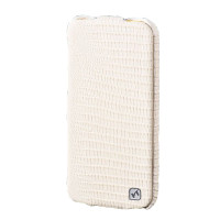 Чехол для iPhone 5C HOCO Lizard flip leather case, white [HI-L041]