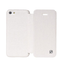 Чехол для iPhone 5C HOCO Star book leather case, ivory grey [HI-L040]