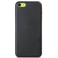 Чехол для iPhone 5C Melkco Air PP 0.4 mm cover case, black [APIPONUTPPBK]