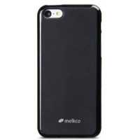 Чехол для iPhone 5C Melkco Poly Jacket TPU cover, black [APIPONTULT2BKMT]