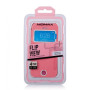 Чехол для iPhone 5C Momax Flip View case, pink [FVAPIP5CP]  - фото 2
