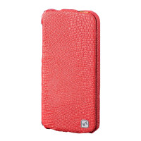 Чехол для iPhone 5C HOCO Lizard flip leather case, red [HI-L041]
