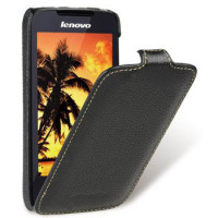 Чехол для Lenovo A390 Melkco Jacka leather case, black [LNA390LCJT1BKLC]