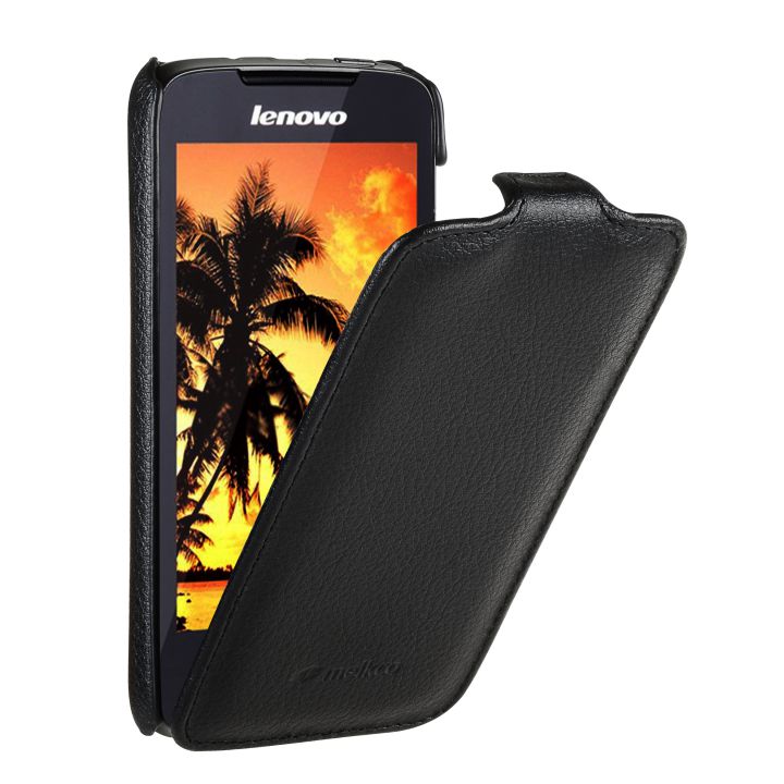 Чехол для Lenovo A390 Melkco Jacka leather case, black [LNA390LCJT1BKPULC]