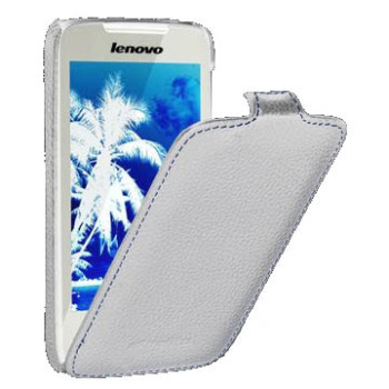 Чехол для Lenovo A390 Melkco Jacka leather case, white [LNA390LCJT1WELC]