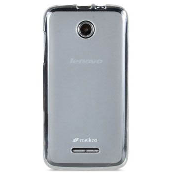 Чехол для Lenovo A390 Melkco Poly Jacket TPU cover, transparent [LNA390TULT2TSMT]