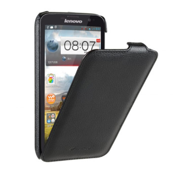 Чехол для Lenovo A850 Melkco Jacka leather case, black [LNA850LCJT1BKPULC]