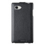 Чехол для Lenovo K910 Melkco Jacka leather case, black [LNK910LCJT1BKPULC]  - фото 4