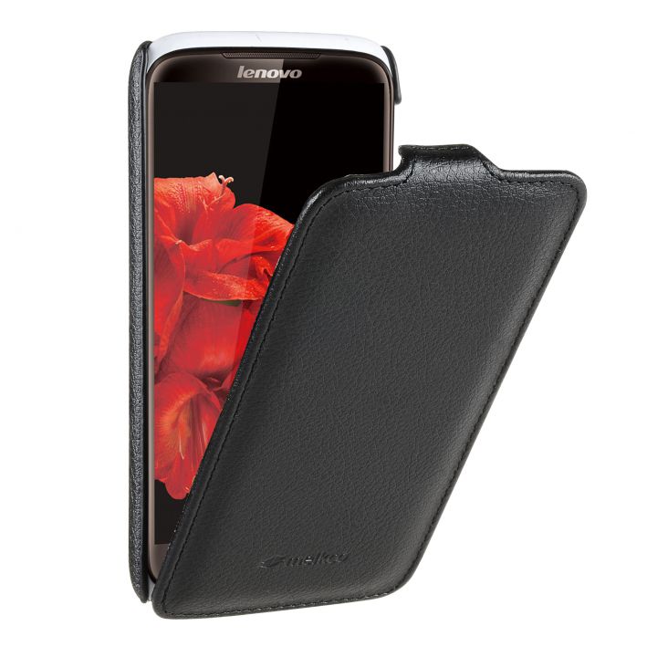 Чехол для Lenovo S820 Melkco Jacka leather case, black [LNS820LCJT1BKPULC]