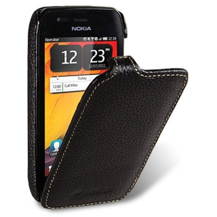 Чехол для Nokia 603 Melkco Jacka leather case, black [NKN603LCJT1BKLC]