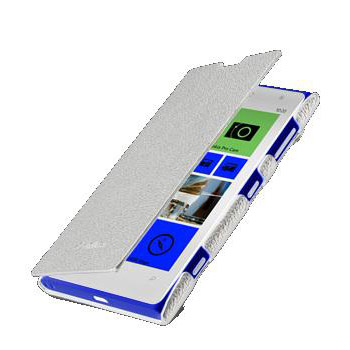 Чехол для Nokia Lumia 1020 Melkco Book leather case, white [NKLU10LCFB2WELC]