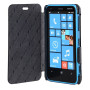 Чехол для Nokia Lumia 620 Melkco Book leather case, black [NKLU62LCFB2BKLC]  - фото 4