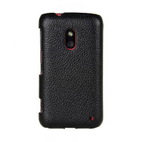 Чехол для Nokia Lumia 620 Melkco Snap leather cover, black [NKLU62LOLT1BKLC]