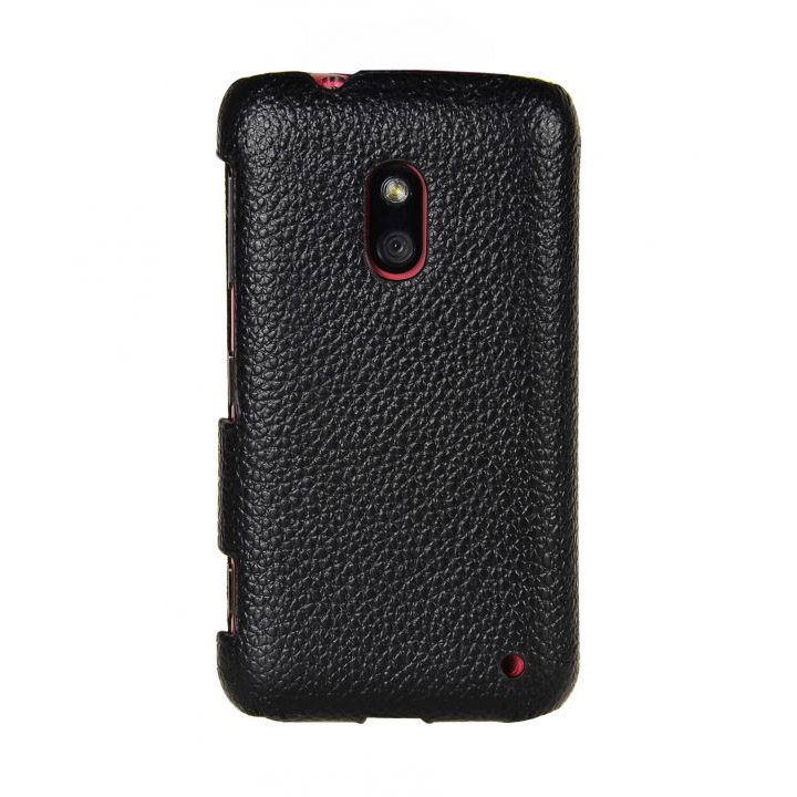 Чехол для Nokia Lumia 620 Melkco Snap leather cover, black [NKLU62LOLT1BKLC]