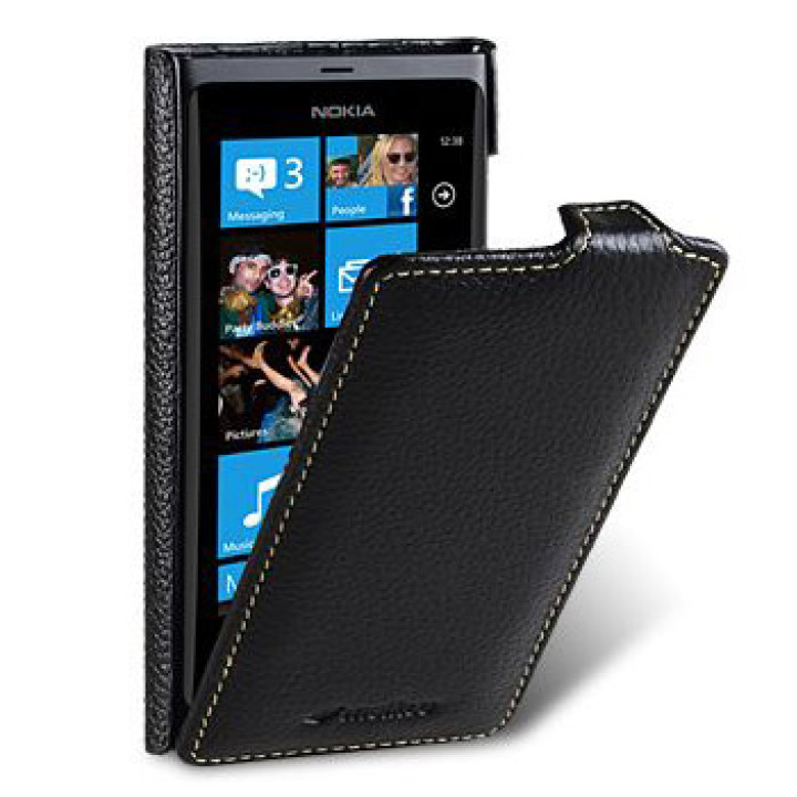 Чехол для Nokia Lumia 800 Melkco Jacka leather case, black [NKLU80LCJT1BKLC]